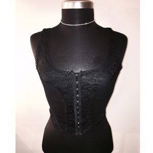H&M Corset Style Crop Top